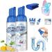 Yugou Drain Cleaner Get Out Foaming Drain Cleaner Drain Foam Cleaner Sink Cleaner Foam Foaming Sink Drain Cleaner Clean Out Drain Cleaner Foam Drain Cleaner For Bathroom Sink