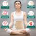 Eummy Reusable Castor Oil Wrap Mess-Free Castor Oil Wrap with Adjustable Straps Soft Comfortable Castor Oil for Liver Detox Insomnia Constipation Muscle Pain Magic post Khaki - Buy Online on GoSupps.com