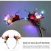 Amosfun Christmas Reindeer Headband Light Up Xmas Hair Hoop Antler Flower Xmas Party Headdress for Kids Adults Christmas Holiday Party Favors - Buy Online on GoSupps.com