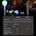 Floating Pool Thermometer - Solar-Powered RGB LED Light for Easy Night Reading | Perfect for Spa & Whirlpool Temperature Monitoring - Buy Online on GoSupps.com