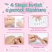 144Pcs Kids Press On Nails Set - Ice Cream Design | Short Artificial Fake Nails for Girls | Quick Stick On, No Fading, Pre-Glued Acrylic Nail Tips | Children's Gift & Nail Decoration Kit - Buy Online on GoSupps.com