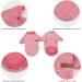 Mosucoirl Winter Dog Sweater | Comfortable Fleece Cat & Dog Clothing for Small Medium Pets | Warm Pink Costume - Buy Online on GoSupps.com