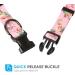 Heele Adjustable Dog Collar for Small Medium Large Dogs - Comfortable Patterned Pink Collar for Puppies (XS: 21.6-28cm 1.5cm Width) - Buy Online on GoSupps.com