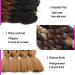 Buy 24 Ombre Brown Braids Extensions - 6pcs Jumbo Kanecalon Synthetic Hair for Box Braids & Crochet | Dark Brown Shades - Buy Online on GoSupps.com