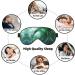 SSIMOO Ocean Green Wave Surf Print Eye Mask | Ultra-Soft Light-Blocking for Comfort & Restful Sleep - International Shipping - Buy Online on GoSupps.com