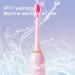 Electric Toothbrush for Adults with 4 Brush Heads and 6 Cleaning Modes Smart 20-Speed Timer Electric Toothbrush Ipx7 Rechargeable Power Toothbrush Longer Life Faster Charging Pink - Buy Online on GoSupps.com
