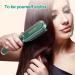 Fast Heating Ceramic Hair Straightener Brush - 3 Temp Settings, Anti-Scald, Auto-Off - Ideal for Home, Travel & Salon - Buy Online on GoSupps.com