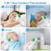 Heal-Check 4-in-1 Digital Infrared Thermometer - Non Contact Forehead & Ear Thermometer for Adults, Kids, Baby - Fever Alarm, One Second Reading, 40 Memories - Buy Online on GoSupps.com