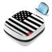 GIAPB Sanitary Napkin Storage Bag Period Bag Tampon Bag Makeup Bag Pad Pouch Black USA Flag Color1853