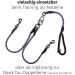 Floxik Gray Short Guide for Dogs | 12mm Reflective Climbing Rope | Ideal for Leash & Free-Range Training - Buy Online on GoSupps.com
