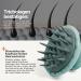 Imperio Scalp Massage Brush | Stimulate Hair Growth | Premium Circulatory Head Massager for Dry & Wet Hair - Mint Green - Buy Online on GoSupps.com