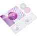 Buy GlamLens Ocean Blue Contact Lenses - Monthly Colored Silicone Hydrogel 0.0 Diopters Includes Lens Case - Strong Natural Coverage for Stunning Blue Eyes - Buy Online on GoSupps.com