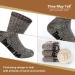 Time May Tell Men's Merino Wool Hiking Cushion Socks Pack - 2 Pairs, Brown - Size 6-13 - Buy Online on GoSupps.com