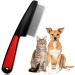 BANSHAN Flea Comb - Flea Removal Grooming Comb for Cats Dogs Rabbits. Effective against Fleas Nits Biting Pests Ticks Flea Dirt Ectoparasites