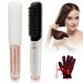 Hair Straightener Brush Cordless Hair Straightening Brush 2024 Upgraded Negative Hair Straightener Styling Comb for Women Hair Care & Ease Frizz Anti-Scald for Home Travel & Salon
