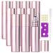 Alledomain 10Pcs 10ml Essential Oil Roller Bottles Refillable Rose Gold Color Roll on Bottles Glass Roll Bottles with Stainless Steel Balls & Rose Gold Cap Include 12 Labels Dropper & Opener Color 2