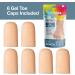 ZenToes Gel Toe Caps 6 Pack - Toe Protectors for Missing/Ingrown Toenails, Corns, Blisters, Hammer Toes - Large, Beige - Buy Online on GoSupps.com
