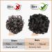 Sofeiyan Short Messy Bun Hair Piece | Wavy Curly Hair Extensions | Drawstring Ponytail Chignon Clip | Light Ash Brown & Bleach Blonde - Women's Hairpieces - Buy Online on GoSupps.com