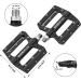 Imrider MTB Mountain Bike Pedal - Lightweight Nylon 9/16 Inch for BMX Road Bicycle - Black - Buy Online on GoSupps.com