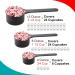 Bloody Bones Treat Toppers - 4 oz Resealable Stand Up Candy Bag - White Candy Bone Shaped Sprinkles w/ Red Splashes - Halloween Themed Sprinkles for Holiday Desserts and Snacks - Buy Online on GoSupps.com