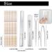 480Pcs Eyelid Tape Invisible Waterproof Self-Adhesive 3 Shapes Breathable Lace Eyelid Lifter Strips or Droopy Uneven and Hooded Eyes Makeup Set with Fork Rods and Tweezers - Buy Online on GoSupps.com