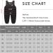 Maeau Baby Snow Bib Overalls - Toddler Winter Pants, Windproof Trousers 6M-4Y - Black - Buy Online on GoSupps.com
