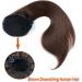 Messy Bun Hair Piece for Women 12-26 Inch Long Ponytail Extended Dark Brown Straight Hair Ponytail Brazilian Real Hair Band Drawstring Hair Slice Wig Hair Extensions Hair Scrunchies (Color : Dark Bro 14inches 150g Dark Brown - Buy Online on GoSupps.com