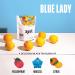 Zest 150mg High Caffeine Blue Lady Black Tea 4 Oz Loose Leaf Blend - All Natural, Highly Caffeinated Coffee Alternative - Perfect for Keto - Hot or Iced - Buy Online on GoSupps.com