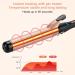 LXMTOU 38mm Large Barrel Curling Wand for Big Curls on Long, Thick Hair - Adjustable Temperature Curling Iron with Glove - Auto-Off Feature - Gold - Buy Online on GoSupps.com