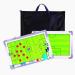 Pure Vie Soccer Coaches Tactical Board, Portable Football Magnetic Tactics Strategy Blackboard Football Coaching Clipboard - Sport Training Assistant Equipment KIt with Player Markers, Pen and Eraser #1