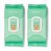 Wild One, Eucalyptus Natural Dog Grooming Wipes, Cruelty-Free, Biodegradable, resealable lid, 70 Wipes per Pouch 70 Count (Pack of 2)