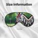SSIMOO Zebra & Giraffe Print Eye Mask - Double-Sided Soft Light Blocking for Better Sleep - International Shipping Available - Buy Online on GoSupps.com