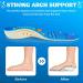 Kids Flat Feet Arch Support Insoles - Blue M (Size 2.5-3.5) for Plantar Fasciitis, Fallen Arches, Heel Pain - Buy Online on GoSupps.com