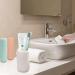 3-Piece Travel Toothbrush Set | Water Cup Case & Mug | Perfect for Camping & Trips - White Green Pink - Buy Online on GoSupps.com
