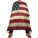 Shop Vintage American Flag Barber Cape - Waterproof Salon Hairdresser Cape for Men & Women - Adjustable Snap Closure for Home & Salon Use - Buy Online on GoSupps.com