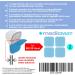 Medicmat 2 Replacement Gel Pads (8 Pieces) - 100% Compatible with Beurer EM 59 Heat Devices | Save Up to 30% | International Shipping - Buy Online on GoSupps.com