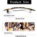 French Barrette Hair Clips For Women Tortoise Shell Hair Slides Automatic Clasp Hair Barrettes For Women Thin And Thick Hair 2 Pack color C - Buy Online on GoSupps.com