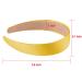 SIQUK 14-Piece Satin Headbands - Colorful 1 inch DIY Craft Headbands for Women and Girls - Buy Online on GoSupps.com