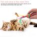 Molain Cat Toys Balls with Feather 8 Pieces Rainbow Cat Balls Toy Interactive Kitten Toy Colorful Balls for Indoor Ourdoor Kitty Kitten Chewing Training Hunting Multi-colored - Buy Online on GoSupps.com
