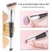 Gloray Dual Ended Makeup Brush - Premium Foundation & Concealer Brush for Blending Contouring & Concealing | Liquid Cream Powder Makeup - Buy Online on GoSupps.com
