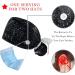 Grunge Scrub Surgical Caps Hats for Women - 2PCS Bouffant Working Hats with Ponytail Holder - Pattern 01 - Buy Online on GoSupps.com