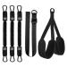Pull Up Assistance Bands - 210 Pounds Pull Up Assistance Bands Set for Men & Women | Strength Training Fitness Tools | High Intensity Pull Up Band for Home Gym Black