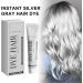 Orgrul Gotysles Gray hair dye gray hair dye cream silver gray natural hair dye cream professional gray hair color cream gray hair color cream silver gray instant hair color cream 100 ml - Buy Online on GoSupps.com