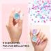 Morovan Poly Gel Starter Set - 8 Colors 48W UV/LED Lamp DIY Nail Kit for Home Use - Perfect Geln gel Poly Gel Extension Set for Women - Buy Online on GoSupps.com