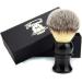 Luxury Shaving Brush for Men Gift Box | Synthetic Hair & Pure Black Handle | Perfect Grooming Gift - Buy Online on GoSupps.com