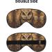 Owl Beliefs Print Unisex Sleep Mask - Double-Sided Eye Mask for Sound Sleep & Skin Care | International Shipping Available - Buy Online on GoSupps.com