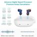 Invisible Digital Rechargeable Hearing Aids for Seniors with Severe Hearing Loss - Noise Cancelling Amplifier (Blue-Red) - Buy Online on GoSupps.com