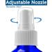 Blue Glass Spray Bottles - 4oz, Set of 2 for Oils, Beauty, Cleaning, Aromatherapy - Refillable, Portable Misters with Caps and Labels - Buy Online on GoSupps.com