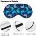 Dolphins and Bubbles Sleep Mask - Adjustable Eye Cover for Sleeping and Travel - Men, Women - Blocks Light for Restful Sleep - Buy Online on GoSupps.com