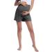 Amorbella Maternity Yoga Shorts - Women's Pregnancy Lounge Wear Pants - Dark Gray - Buy Online on GoSupps.com